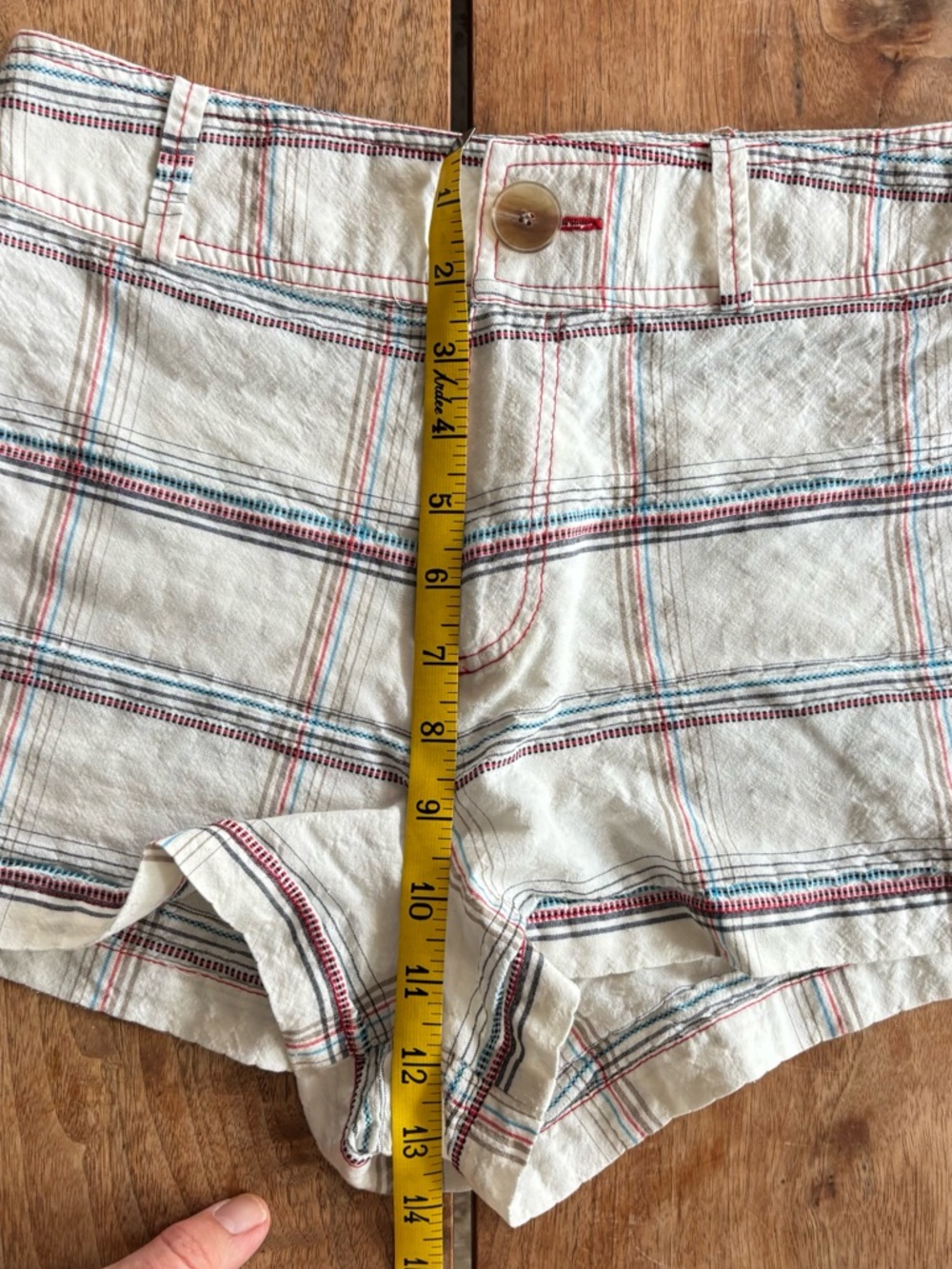 Zara Plaid Women’s XS High-Waist Shorts - Picture 9 of 9